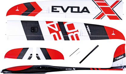 Robbe Modellsport EVOA 3.0 "X" ARF Voll-CARBON "Elektro" HOCHLEISTUNGSSEGLER MIT 4-KLAPPENFLÜGEL