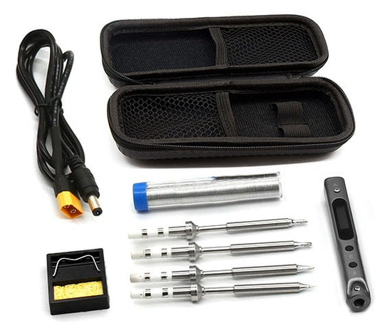TS100 Soldering iron  (12-24V/17-65W) - Luxe set V2022