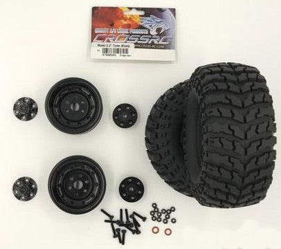 2.2 tyre set /black