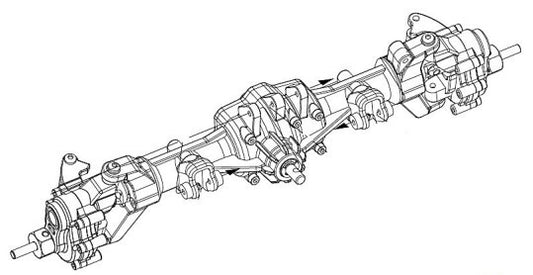 EMOX - front axle assembly