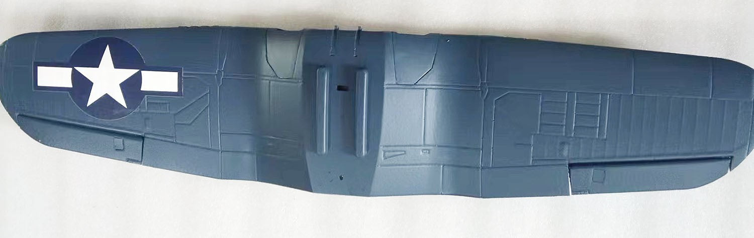 750mm F4U Corsair - wings blue