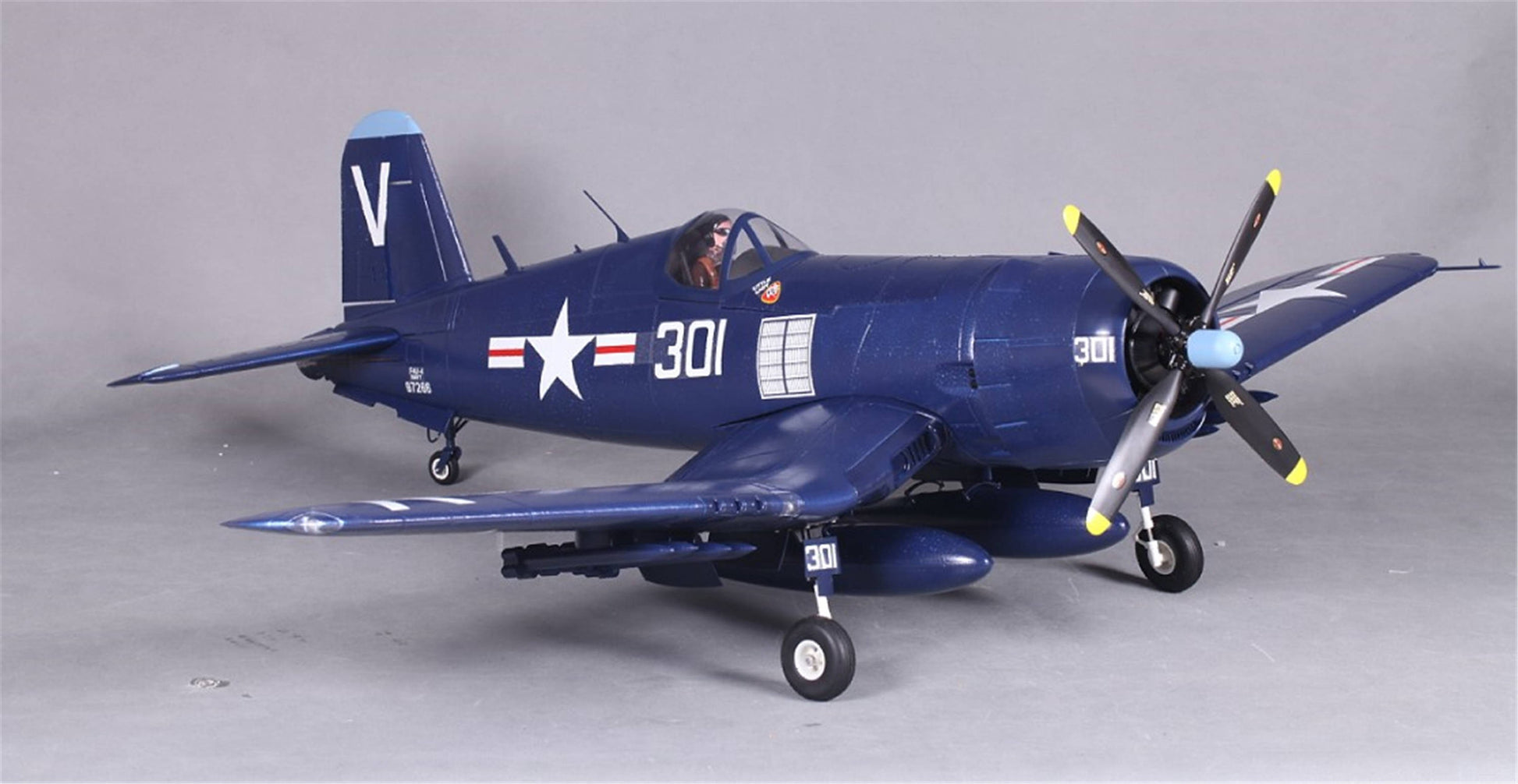 1/7 Plane 1400mm F4U-4 Blue (V3) PNP kit