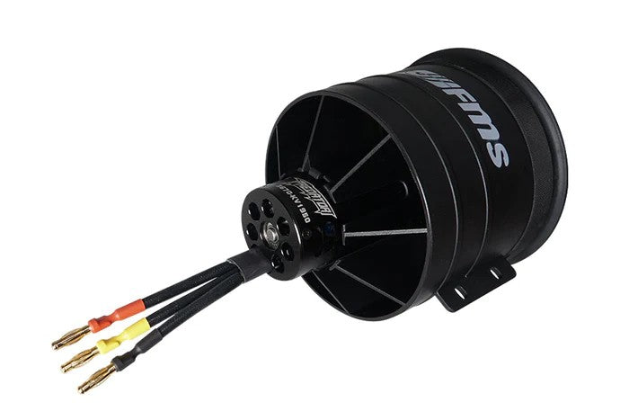 90mm Ducted fan (12-blade) with 3670-KV1950 inner runner motor (6S)