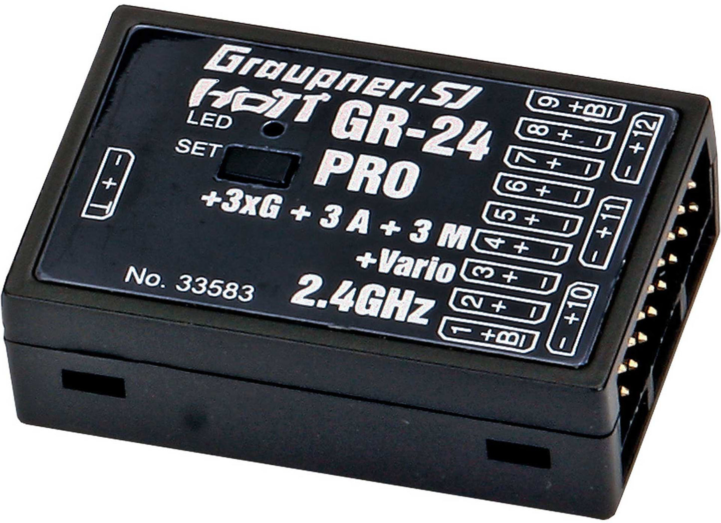 GR-24 PRO +3xG +3A + 3M + Vario HoTT- 2.4 GHz receiver