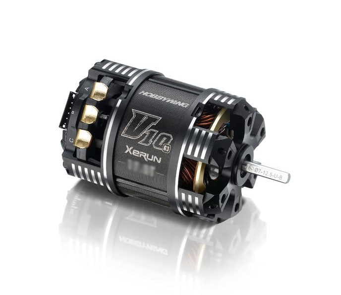 Xerun V10 Brushless Motor G3 7340kV (2s) 4.5T Sensored for 1/10