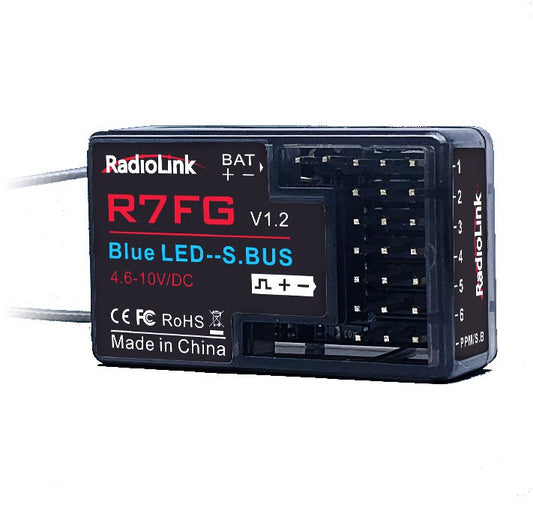 R7FG 2.4Ghz 7Ch gyro integrated Receiver for RC4GS, RC6GS, T8FB & T8S