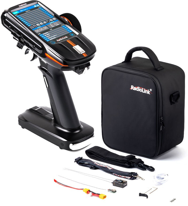 RC8x 8-Channels radio with R8FG & R4FGM Receiver & transport bag