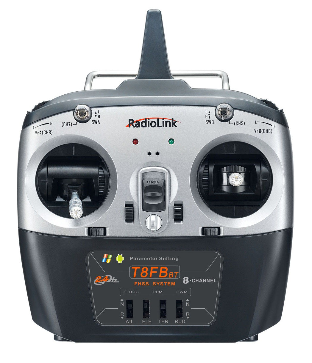 T8FB 8-Channels radio with Bluetooth (Mode 2) with R8EF Receiver