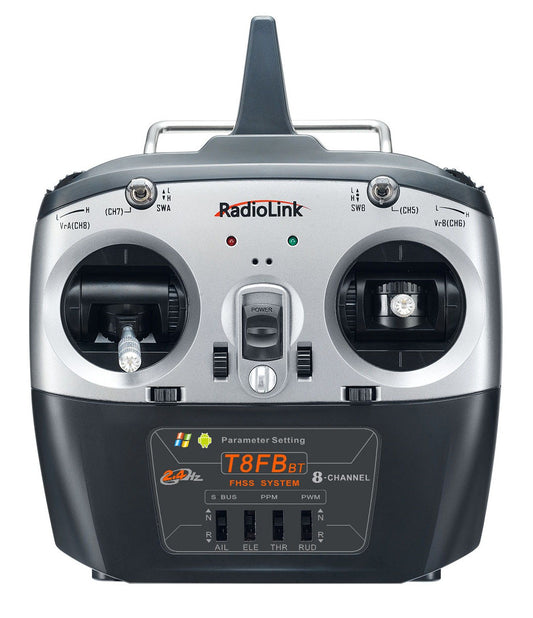 T8FB 8-Channels radio with Bluetooth (Mode 2) with R8EF Receiver