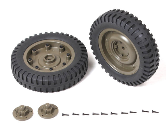 1/6 1941 MB SCALER - FRONT WHEELS ASSEMBLY (1 Pair)