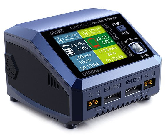 D100 Neo Duo AC/DC charger (AC max 100w total - DC 2x100w)