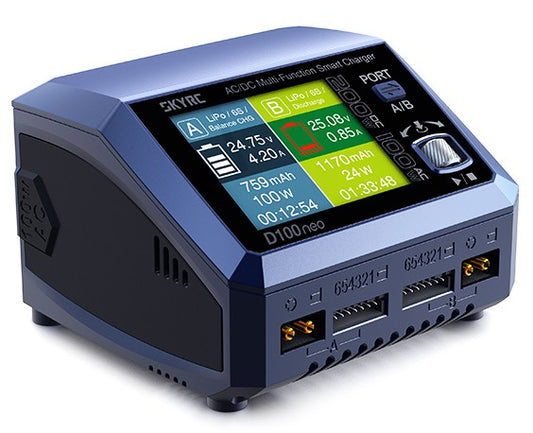 D100 Neo Duo AC/DC charger (AC max 100w total - DC 2x100w)