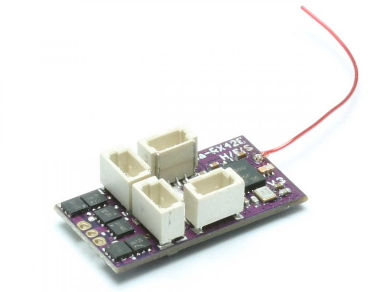ATOM Empfänger für Spektrum DSMX/2 + 3X Gyro + Telem. + 5A BL Regler