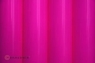 Bügelfolie Oracover fluoresz. neon-pink (2 Meter)