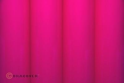 Bügelfolie Oracover fluoresz. pink (2 Meter)