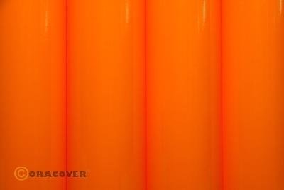 Bügelfolie Oracover fluoresz. signalorange (2 Meter)
