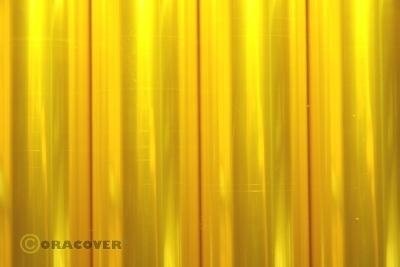 Bügelfolie Oracover transparent gelb (2 Meter)