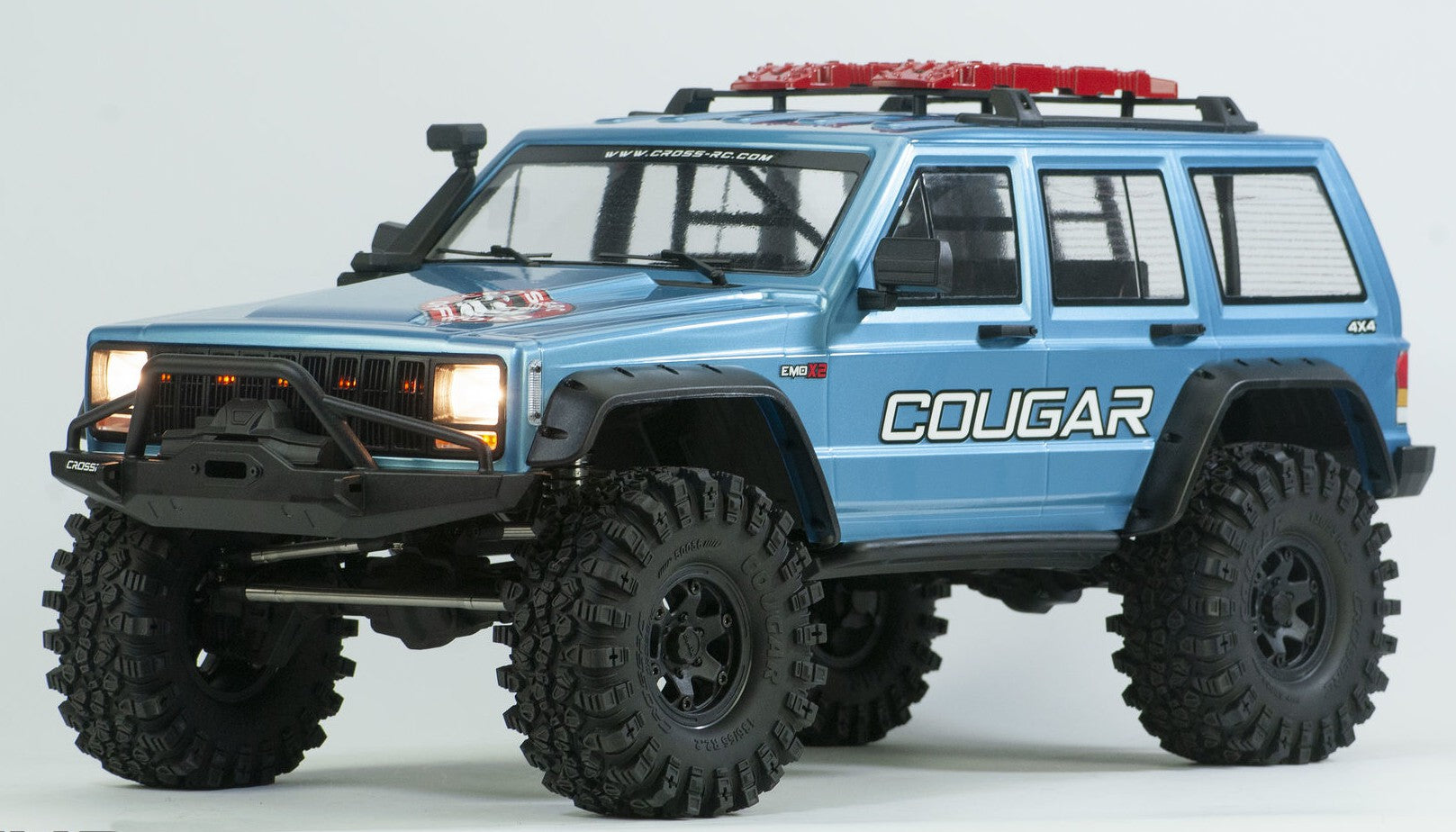 Crawling kit - EMOX2 1/8 RTR Brushless kit  (Metallic light blue)