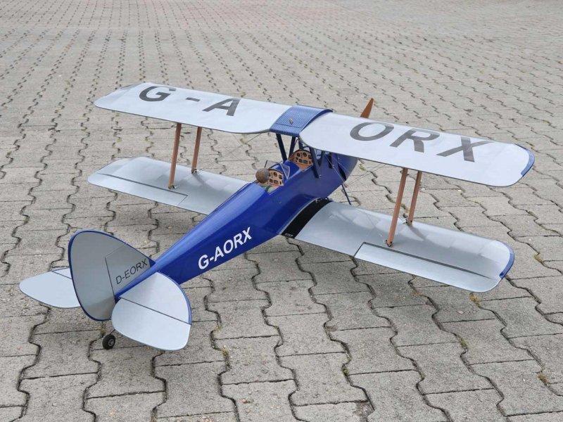 Tiger Moth (blau) / 1400 mm