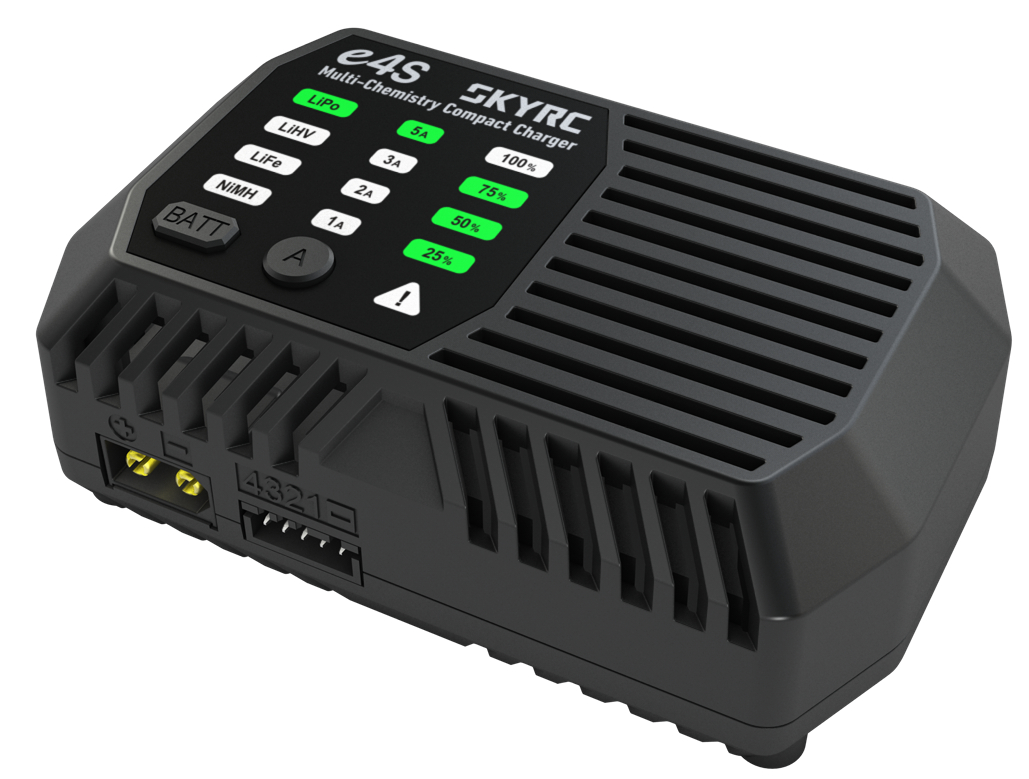 e4S Multi-Chemistry Compact AC Charger (60W)