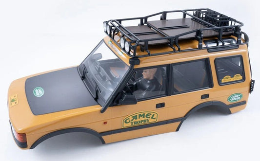 FCX10 Land Rover serie 11043RSYL - CAR BODY ASSEMBLY PAINTED (YELLOW)