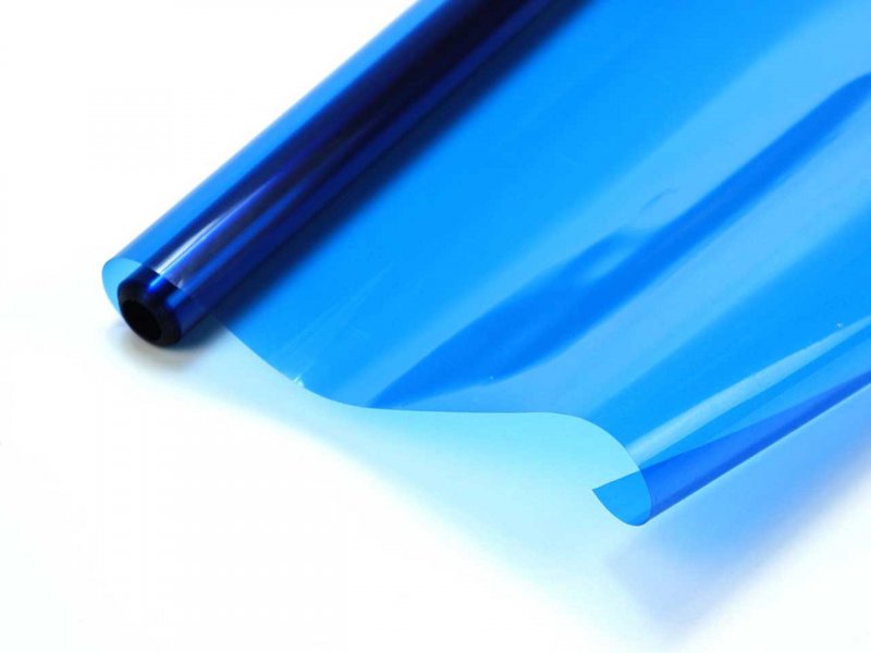 Fix It! Bügelfolie transparent blau (10 Meter)