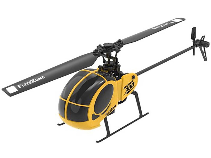 Hughes 300 Helicopter (gelb) RTF