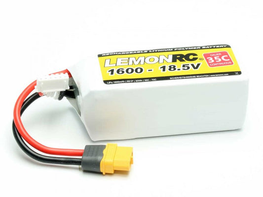LiPo Akku LEMONRC 1600 - 18.5V (35C)