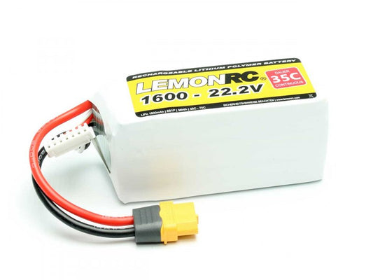 LiPo Akku LEMONRC 1600 - 22.2V (35C)