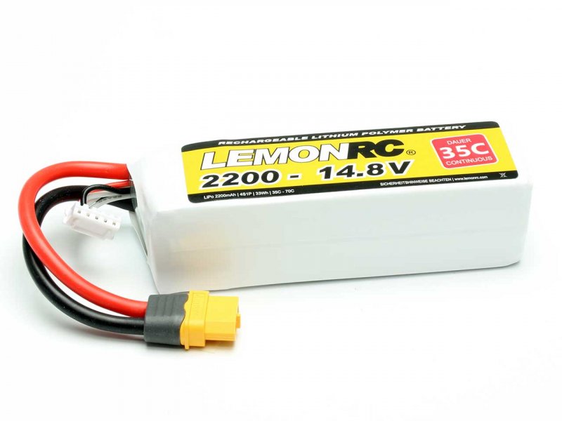 LiPo Akku LEMONRC 2200 - 14.8V (35C)