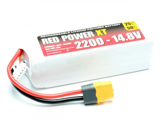LiPo Akku RED POWER XT 2200 - 14,8V