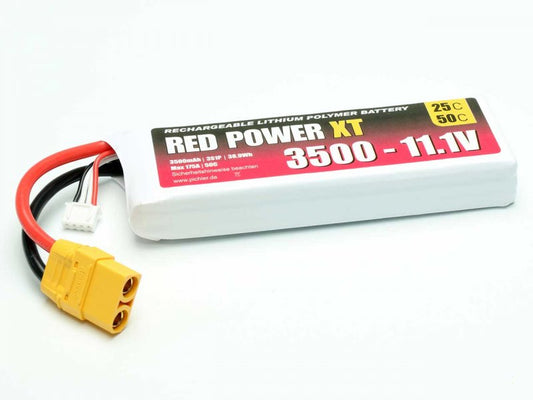 LiPo Akku RED POWER XT 3500 - 11,1V