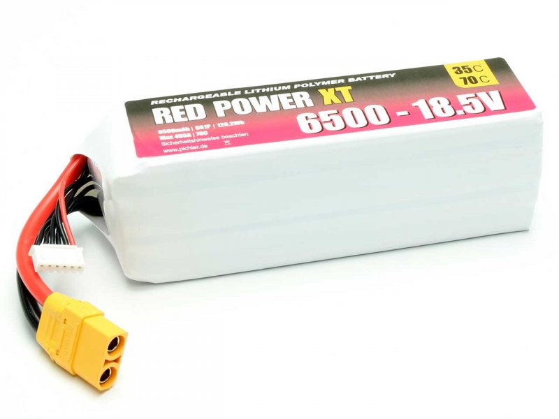LiPo Akku RED POWER XT 6500 - 18,5V