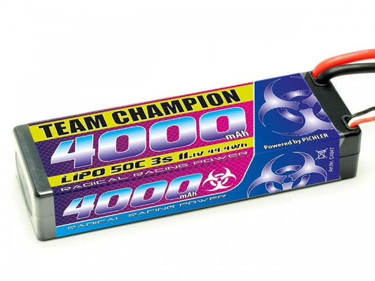 LiPo Akku Team Champion 4000 - 11.1V | 50C | T Stecker