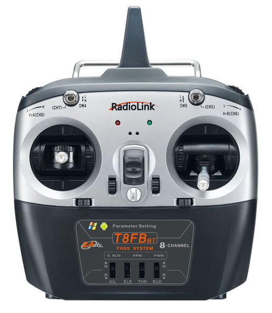 T8FB 8-Channels radio with Bluetooth  (Mode 1) with R8EF Receiver
