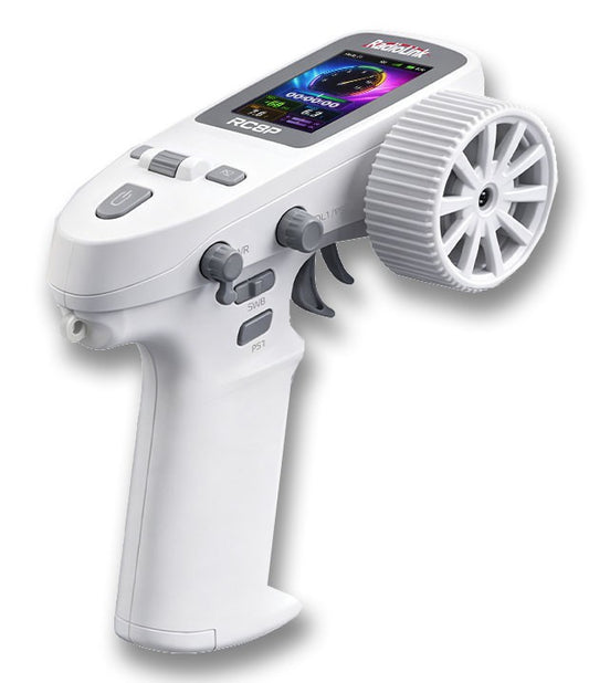 RC8P 8-Channels radio with R8FG gyro integr. Receiver - Pearl white
