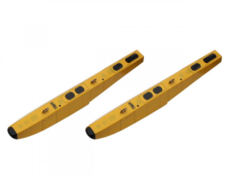 Schwimmer Twin Otter gelb 760mm