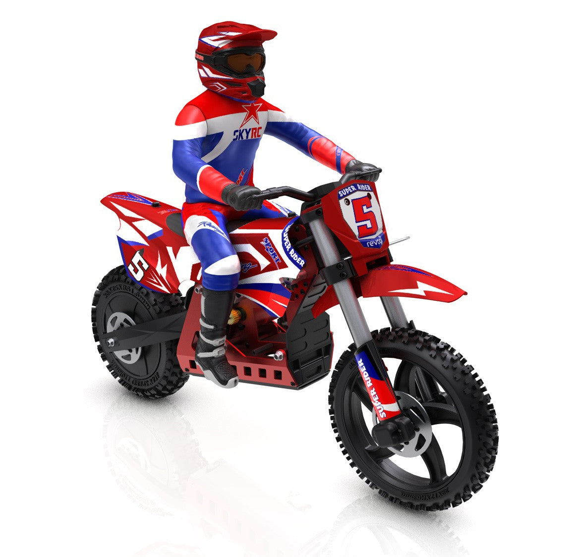 1/4 Scale RC Dirt Bike Orange RTR kit