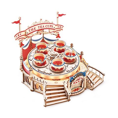 Tilt-A-Whirl (Lasercut Holzbausatz)