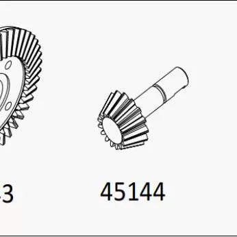 TL4 :  axle size umbrella teeth