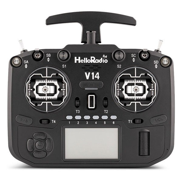 V14 MAX OLED 2,4GHz ELRS LBT Radio (Multimode - M2) - Black/Black