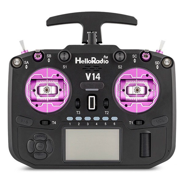 V14 MAX R9 OLED 2,4GHz 4in1 LBT Radio (Multimode - M2) - Black/Purple