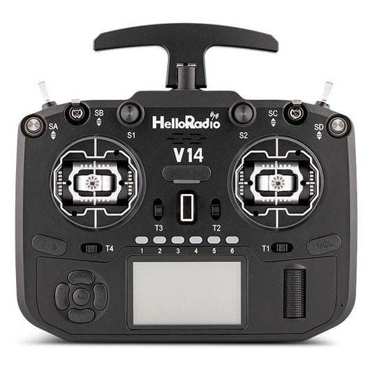 V14 MAX R9 OLED 2,4GHz ELRS LBT Radio (Multimode - M2) - Black/Black