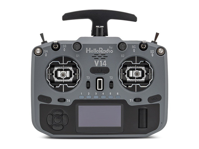 V14 MAX R9 OLED 2,4GHz ELRS LBT Radio (Multimode - M2) - Black/Grey