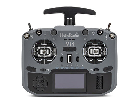 V14 MAX R9 OLED 2,4GHz ELRS LBT Radio (Multimode - M2) - Black/Grey